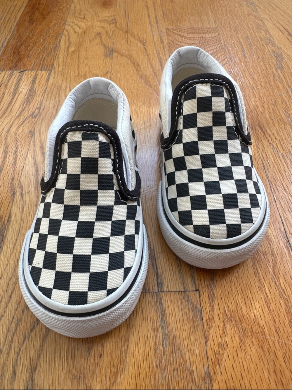Vans Kids Slip-On Checkerboard Shoes
